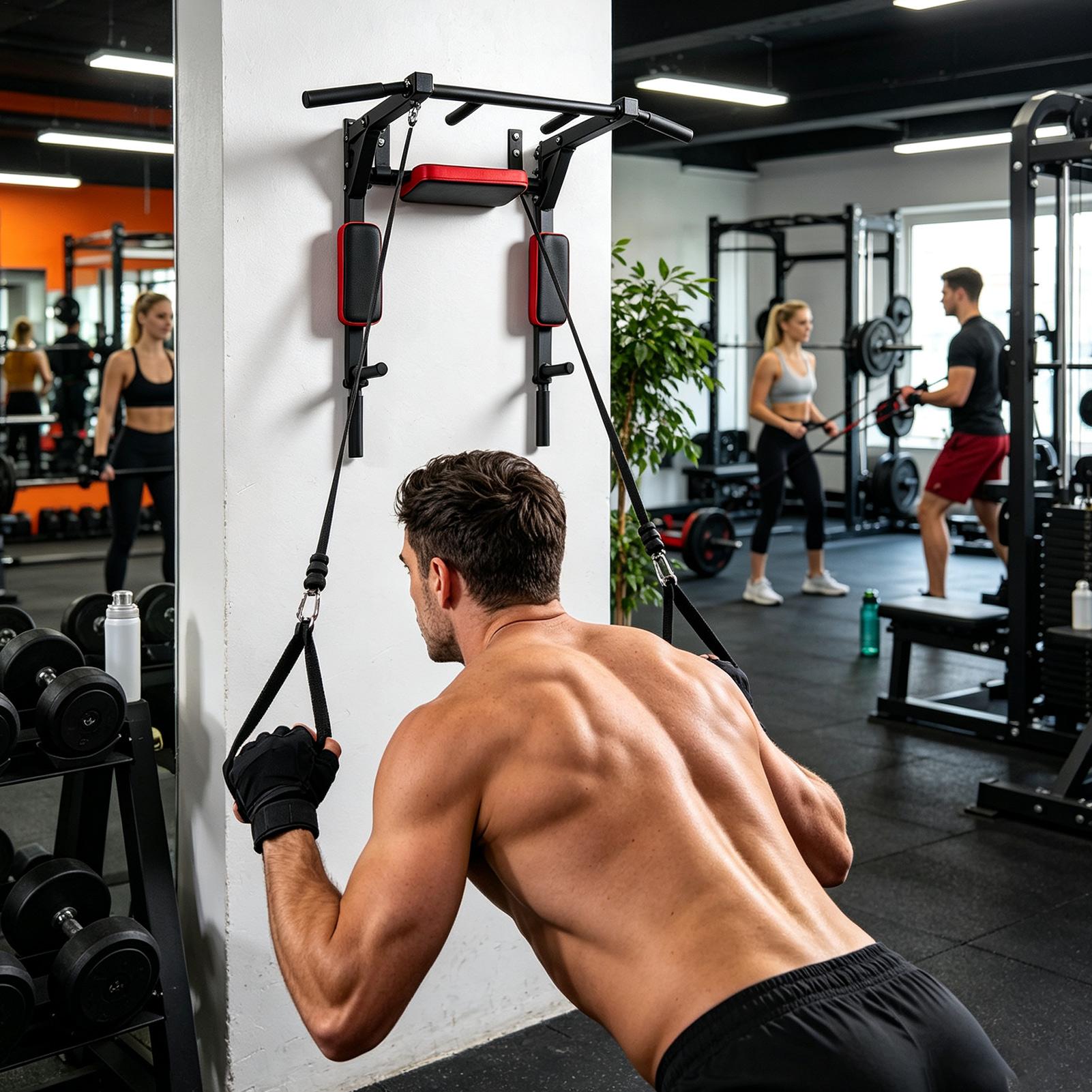 Wall-Mounted Pull-up Bar Fitne - Home Gym Wall recension och pris